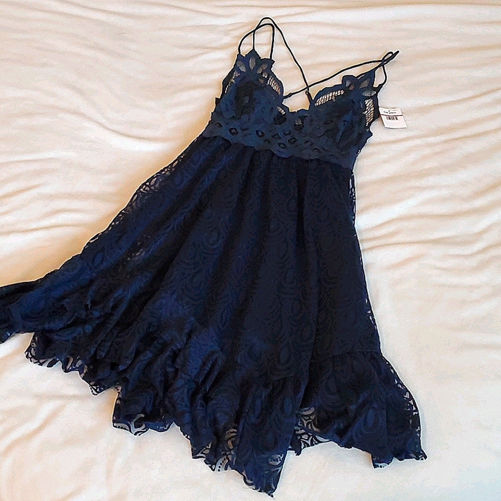 Free People Adelia slip dress, XS